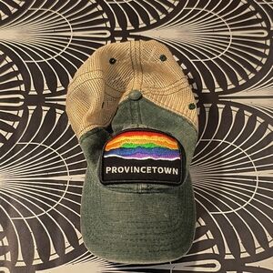 Provincetown Green and Tan Hat